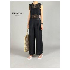 프라다 린넨 점프수트 (국내배송)