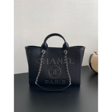 샤넬 카프스킨 도빌백