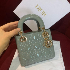 [엔젤샵] 디올 레이디백 미니 그레이 페이던트