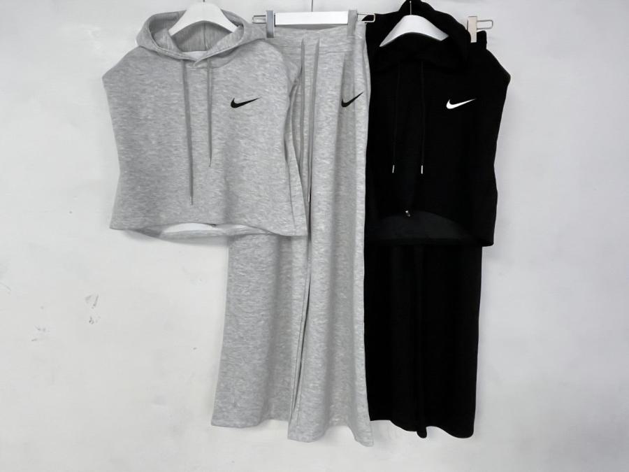 나이키 후드베스트 와이드 팬츠 셋업 (국내배송)