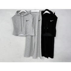 나이키 후드베스트 와이드 팬츠 셋업 (국내배송)