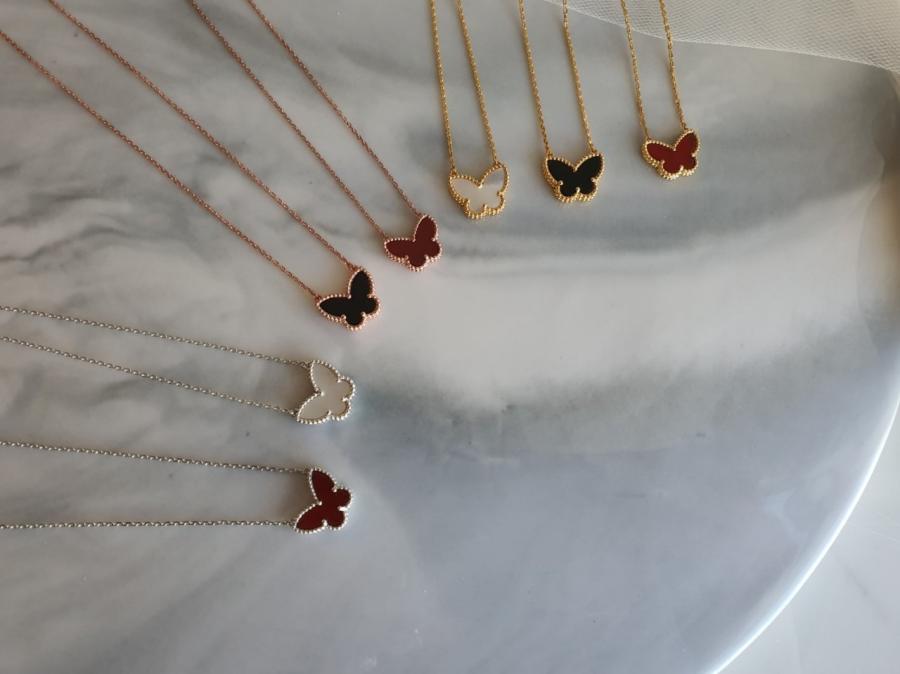 반클리프 나비초 목걸이