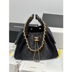 [단풍샵] 샤넬 25백 데님 흑청 스몰, 미듐