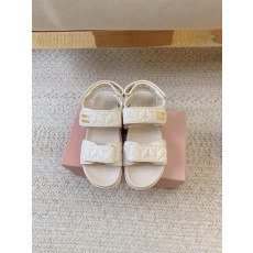 미우미우 마테라쎄 나파 샌들