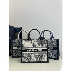 디올 레더 북토트백 스몰