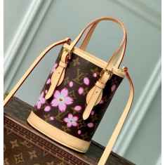 루이비통 M13417 무라카미 사쿠라 LV x TM 나노 버킷백