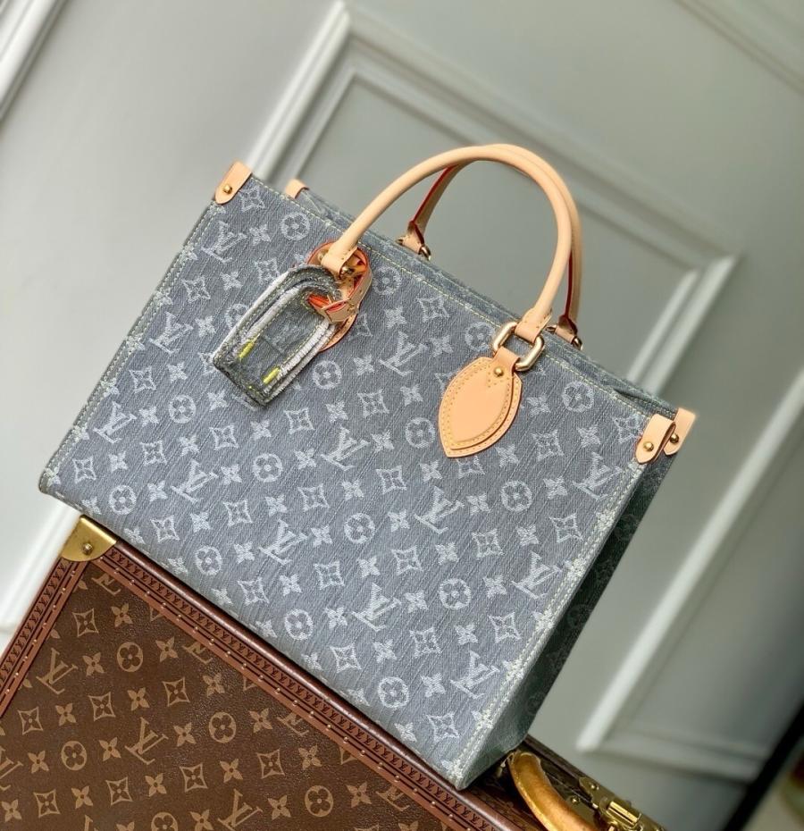 루이비통 온더고 MM 워시드 그레이 M13189