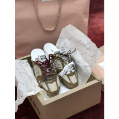 뉴발란스 X 미우미우 530 SL 여성용 뮬 시나몬