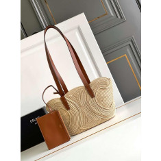 셀린느 브레이디드 트리옹프 라피아백 스몰