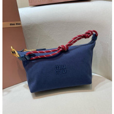 미우미우 개버딘 파우치 숄더백 5NE841