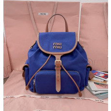 미우미우 레터링 로고 백팩 미디움 5BZ042 