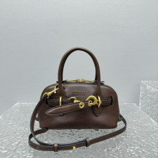 미우미우 아방뛰르 나파 가죽 탑핸들백 미니