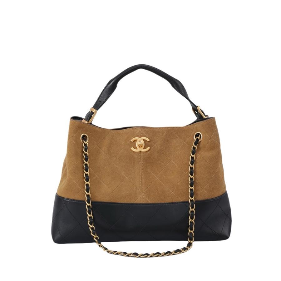 샤넬 25a 공방 스웨이드 스몰 쇼핑백 (국내배송)