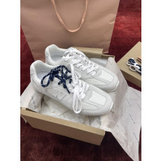 뉴발란스 X 미우미우 530 스웨이드 메쉬 스니커즈 화이트