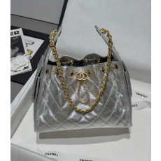[단풍샵] 샤넬 25백 캐비어 실버 스몰, 미듐