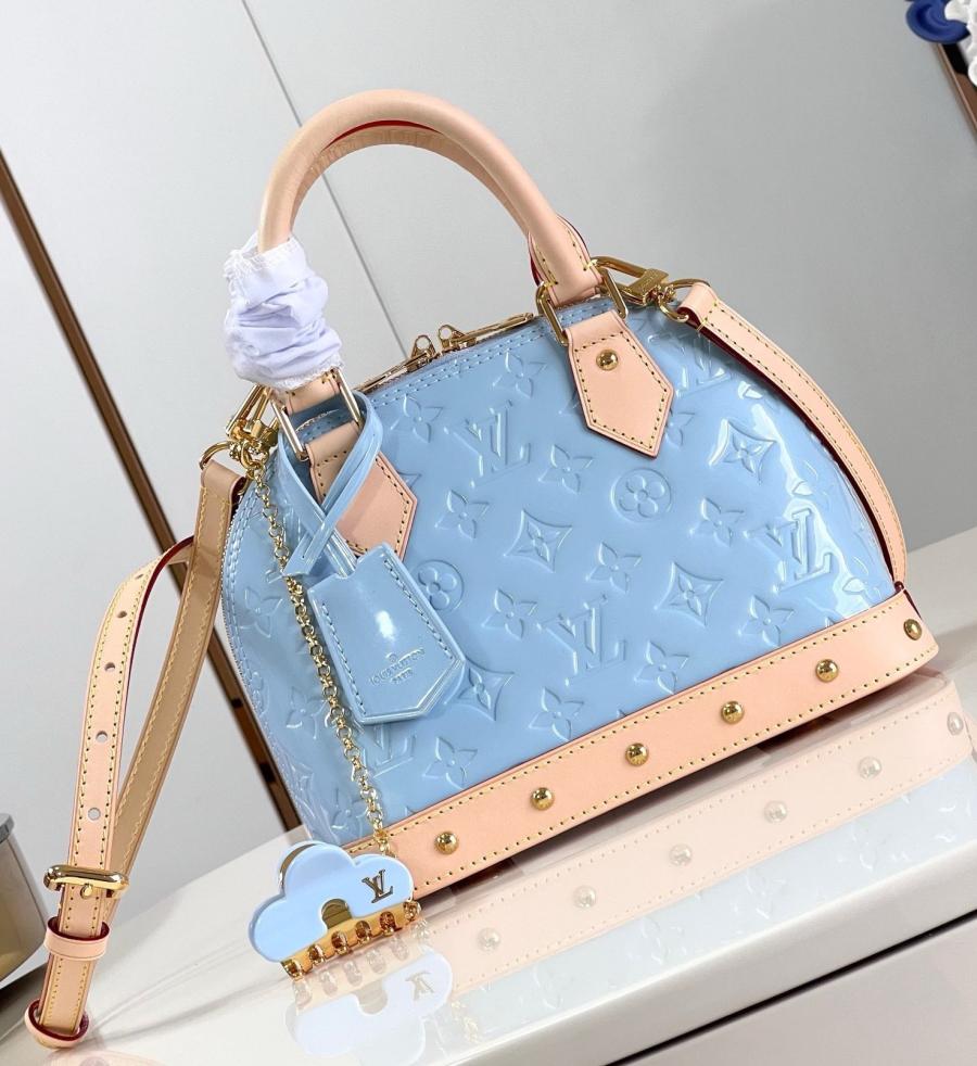 루이비통 M24063 리믹스 모노그램 베르니 알마 BB