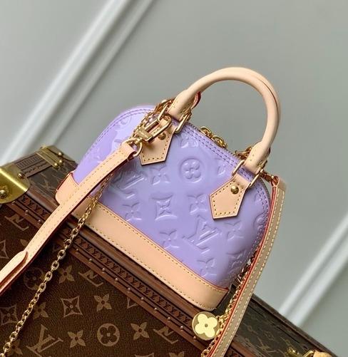 루이비통 M82974 리믹스 모노그램 베르니 나노 알마