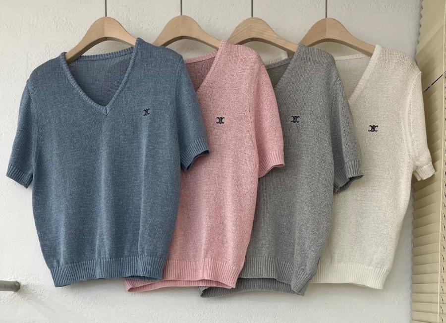 셀린느 카리 브이 반팔티 (국내배송)