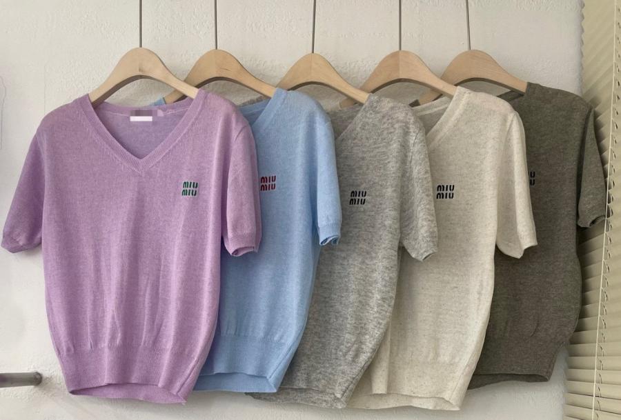 셀린느 브이 린넨 시보리 반팔티 (국내배송)