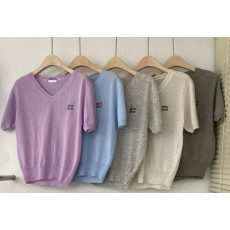 셀린느 브이 린넨 시보리 반팔티 (국내배송)