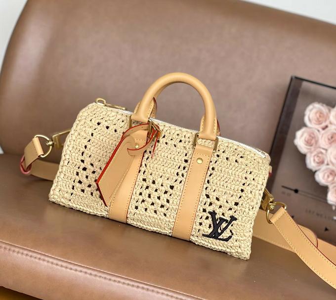 루이비통 M25010 라피아 키폴 반둘리에 25cm