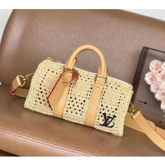 루이비통 M25010 라피아 키폴 반둘리에 25cm