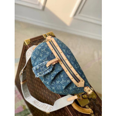 루이비통 M46837 모노그램 하이라이즈 데님 범백