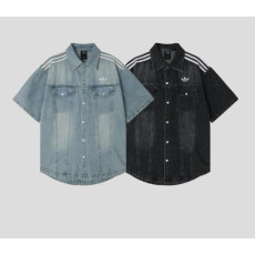 아디다스 트랙 반팔 데님 2컬러 남녀공용 (국내배송)