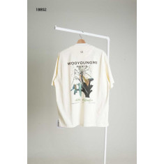 우영미 플라워 프린팅 오버핏 반팔티셔츠 (국내배송)