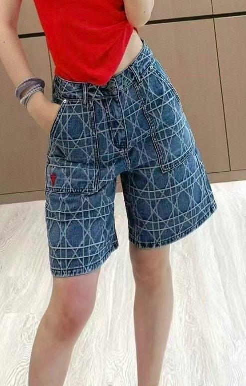 디올 CD 데님 반바지 (국내배송)