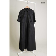 몽클레어 포플린 미디 셔츠 원피스 (국내배송)