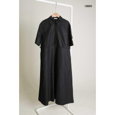 몽클레어 포플린 미디 셔츠 원피스 (국내배송)