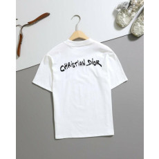 디올 엠보자수 라운드 티셔츠 2컬러 (국내배송)