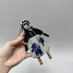 미우미우 곰 키링 백참