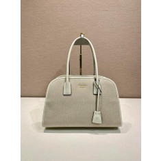 프라다 리넨 블렌드 토트백 1BG572