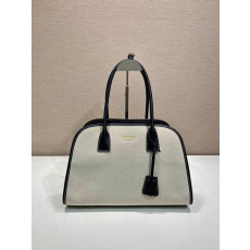 프라다 리넨 블렌드 토트백 1BG572