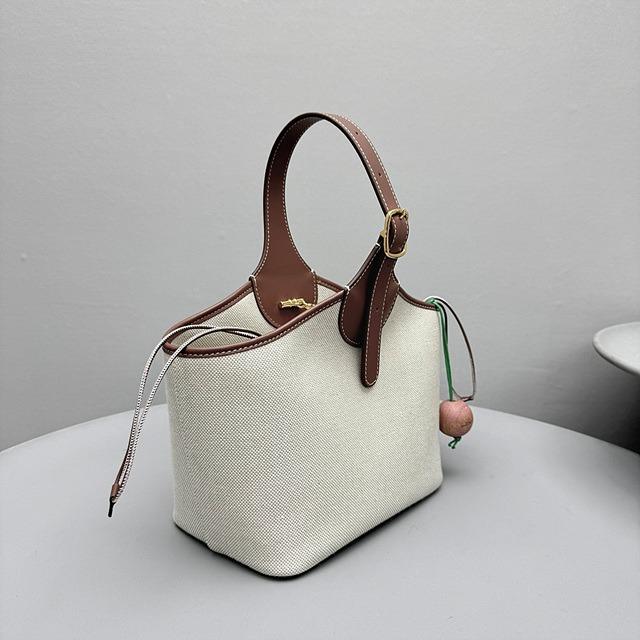 로로피아나 보빈 캔버스 토트백