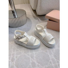 미우미우 데님 플랫폼 샌들