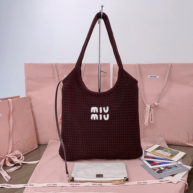 미우미우 아이비백 라피아 5BG231