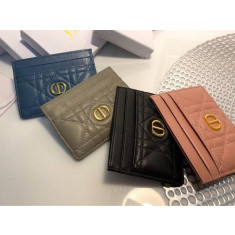 디올 카로 슬롯 카드지갑 풀박스 4컬러 (국내배송)