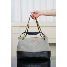 [팬더샵] 샤넬 25a 스웨이드 스몰 쇼퍼백