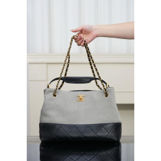 [팬더샵] 샤넬 25a 스웨이드 스몰 쇼퍼백