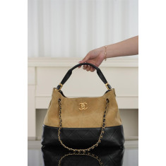 [팬더샵] 샤넬 25a 스웨이드 스몰 쇼퍼백