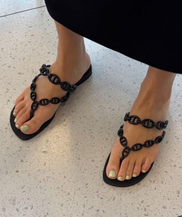 에르메스 아일랜드 젤리 쪼리 블랙 (국내배송)