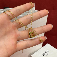 셀린느 트리옹프 락 목걸이