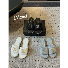 샤넬 크로셰 체인 뮬 (3가지 컬러)