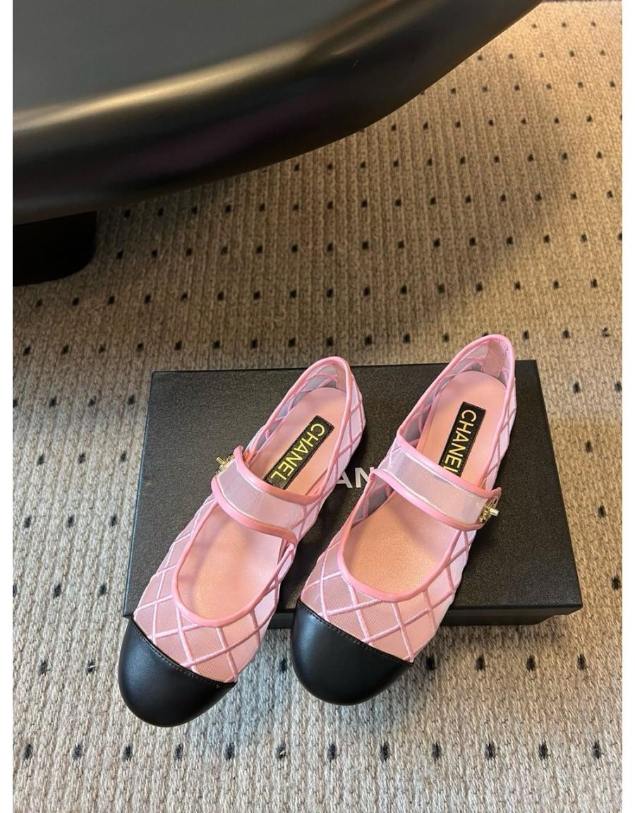 샤넬 메쉬 플랫 (4가지 컬러)