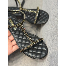 샤넬 하트 체인 쪼리샌들 (2가지 굽)