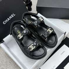 샤넬 유광 벨크로 샌들 (5가지 컬러)