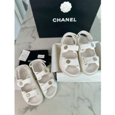 샤넬 벨크로 샌들 (금장 ,은장)